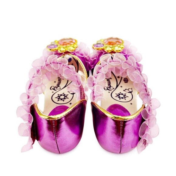 Disney Princess Rapunzel Costume Shoes Tangled Size 13.5 - Picture 4 of 5